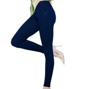 Spanx 2066 Alexia Dark Wash High Rise Fitted Jeans